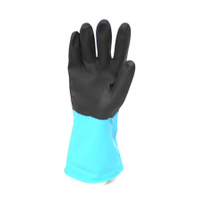 Gants de latex ménagers (Bleu / Noir)